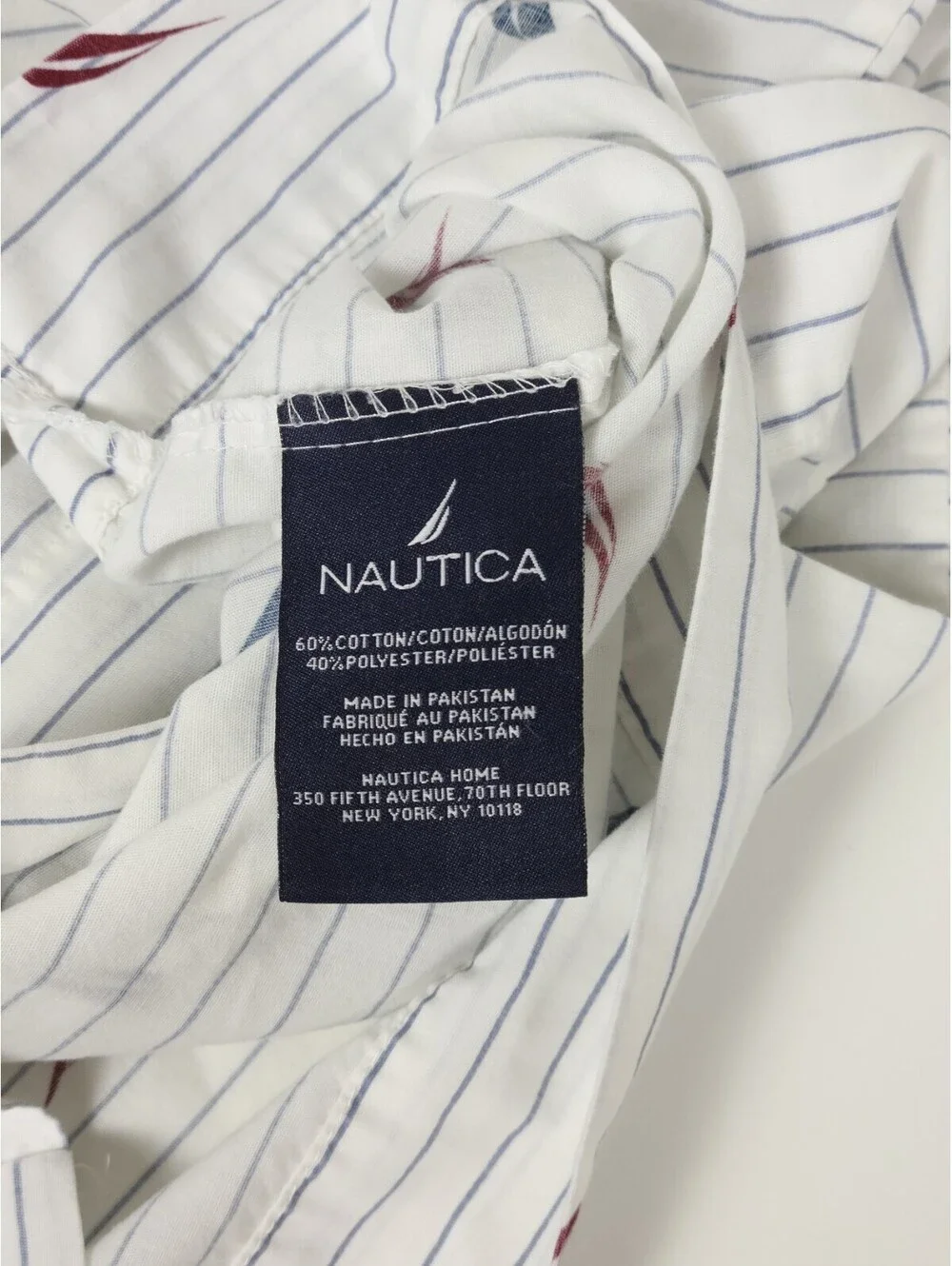 Nautica Boat & Stripes Bedsheet Set Full Size